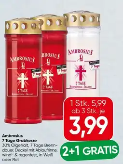 Spar Ambrosius Grabkerze Angebot