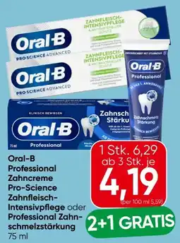 Eurospar Oral-B Professional Zahncreme Angebot