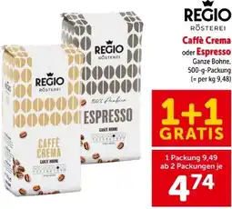 Interspar Regio Caffe Crema Angebot