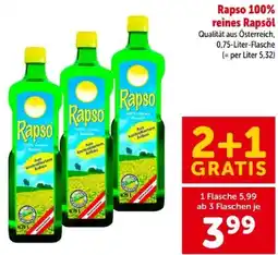 Interspar Rapso Rapsöl Angebot