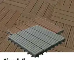 Hagebau Mr.Gardener WPC-Fliese Simply Angebot