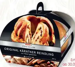 SPAR Gourmet Spar Premium Original Kärntner Reindling Angebot