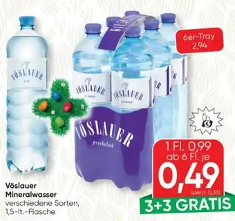 SPAR Gourmet Vöslauer Mineralwasser Angebot