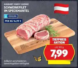 Hofer Schweinefilet im Speckmantel Angebot