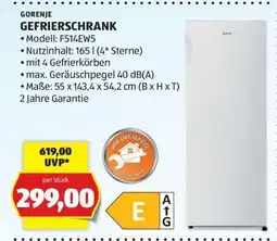 Hofer Gefrierschrank Angebot