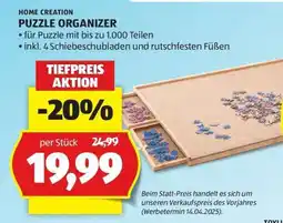 Hofer PUZZLE ORGANIZER Angebot