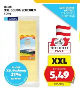 Hofer Milsani xxl gouda scheiben Angebot