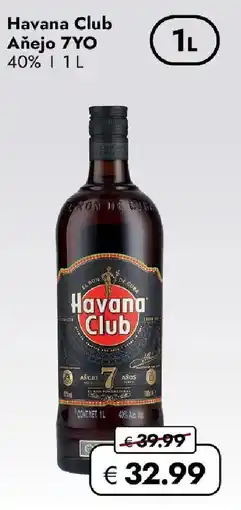 Travel FREE Havana Club Aňejo 7YO 40 % Angebot