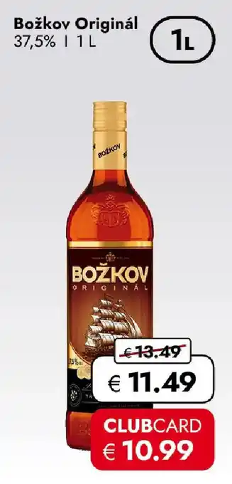 Travel FREE Božkov Originál 37.5% Angebot