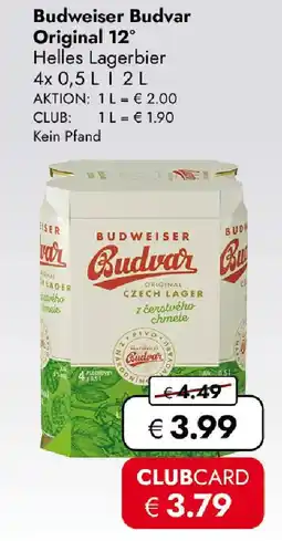 Travel FREE Budweiser budvar original 12 Angebot