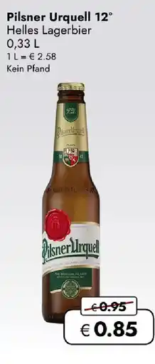 Travel FREE Pilsner Urquell 12° Angebot