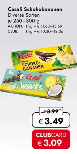 Travel FREE Casali schokobananen Angebot
