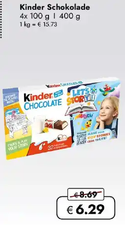 Travel FREE Kinder schokolade Angebot