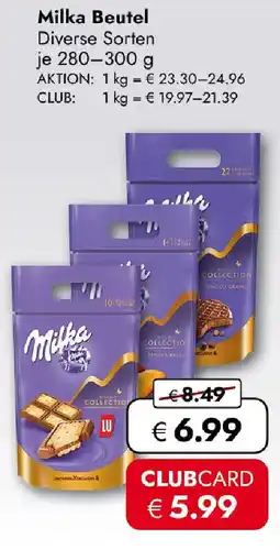 Travel FREE Milka Beutel Angebot