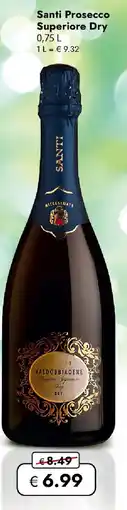 Travel FREE Santi prosecco superiore dry Angebot