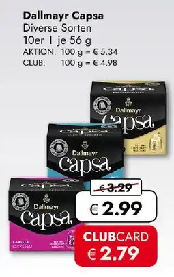 Travel FREE Dallmayr Capsa Angebot