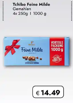 Travel FREE Tchibo feine milde gemahlen Angebot