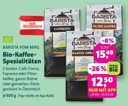 Denn's Biomarkt Bio-kaffee- spezialitäten Angebot