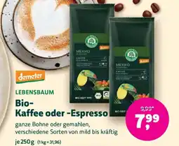 Denn's Biomarkt Bio kaffee oder -espresso Angebot