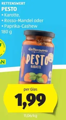Hofer RETTENSWERT PESTO Angebot