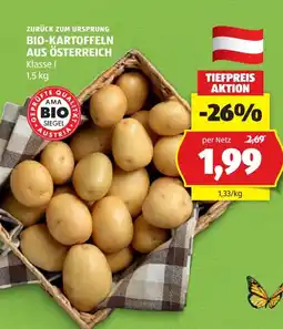 Hofer Zurück zum ursprung bio-kartoffeln aus österreich Angebot
