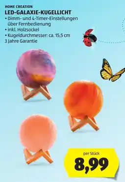 Hofer Home creation led-galaxie-kugellicht Angebot