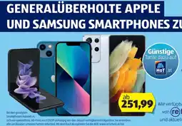 Hofer Generalüberholte apple und samsung smartphones zum Angebot