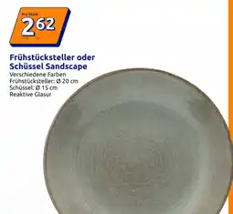 Action Frühstücksteller oder schüssel sandscape Angebot