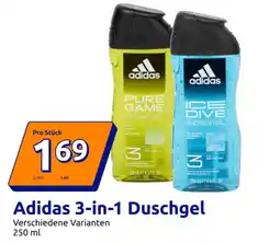 Action Adidas 3-in-1 Duschgel Angebot