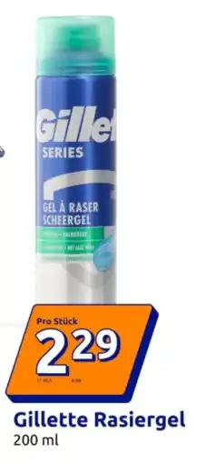 Action Gillette Rasiergel Angebot