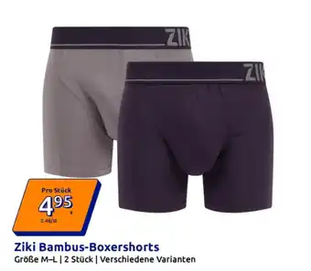 Action Ziki bambus-boxershorts Angebot