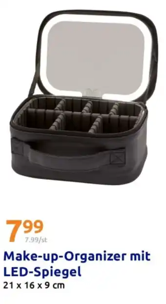 Action Make-up-organizer mit led-spiegel Angebot