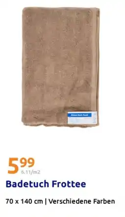 Action Badetuch frottee Angebot