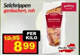 Wurstico Selchrippen geräuchert, roh Angebot