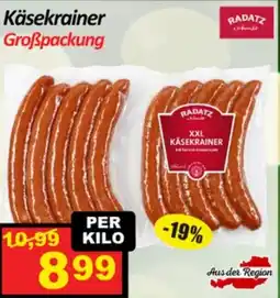 Wurstico Käsekrainer großpackung Angebot