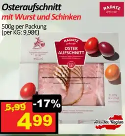 Wurstico Osteraufschnitt mit wurst und schinken Angebot