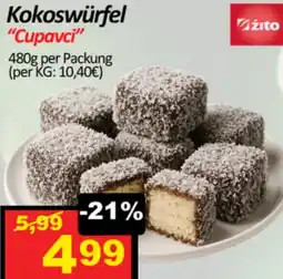 Wurstico Kokoswürfel Cupavci Angebot