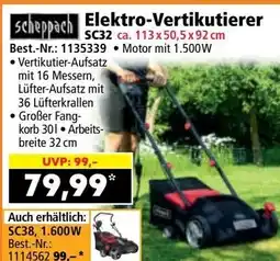 Norma Elektro-Vertikutierer Angebot