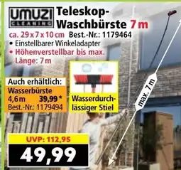 Norma Teleskop- CLEANING Waschbürste Angebot