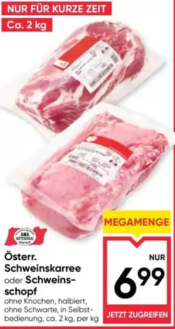 Maximarkt Österr. schweinskarree oder schweins- schopf Angebot