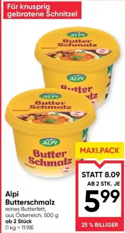 Maximarkt Alpi butter schmalz Angebot