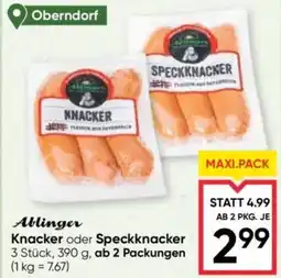 Maximarkt Knacker Speckknacker Angebot