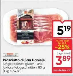 Maximarkt Prosciutto di san daniele Angebot
