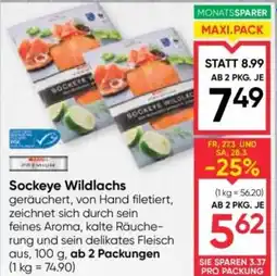 Maximarkt Sockeye wildlachs Angebot