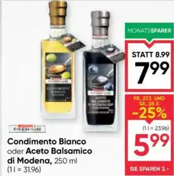 Maximarkt Condimento bianco oder aceto balsamico di modena Angebot