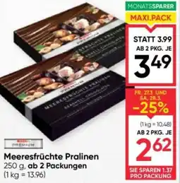 Maximarkt Meeresfrüchte Pralinen Angebot