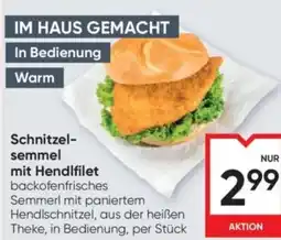 Maximarkt Schnitzel- semmel mit Hendlfilet Angebot
