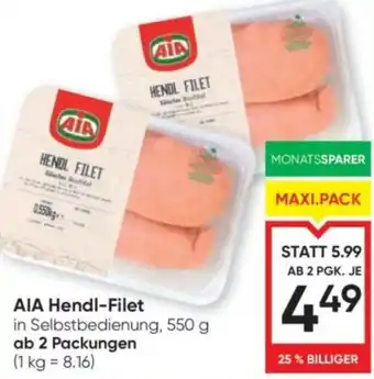 Maximarkt Aia hendl-filet Angebot