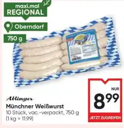 Maximarkt Münchner Weißwurst Angebot