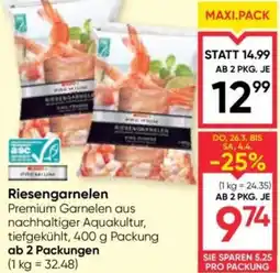 Maximarkt Riesengarnelen Angebot